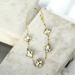 Clover Bracelet yellow gold